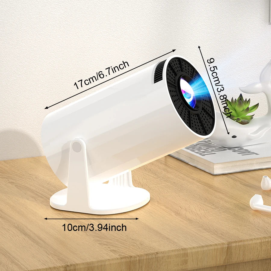 XBJ 4K Smart Android Projector Auto Keystone Rotating Stand