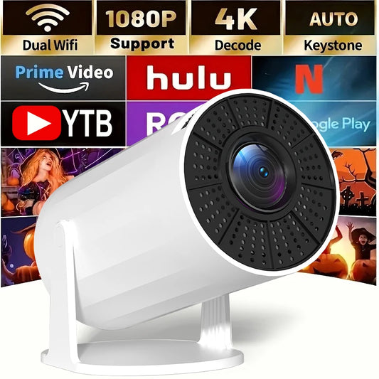XBJ 4K Smart Android Projector Auto Keystone Rotating Stand