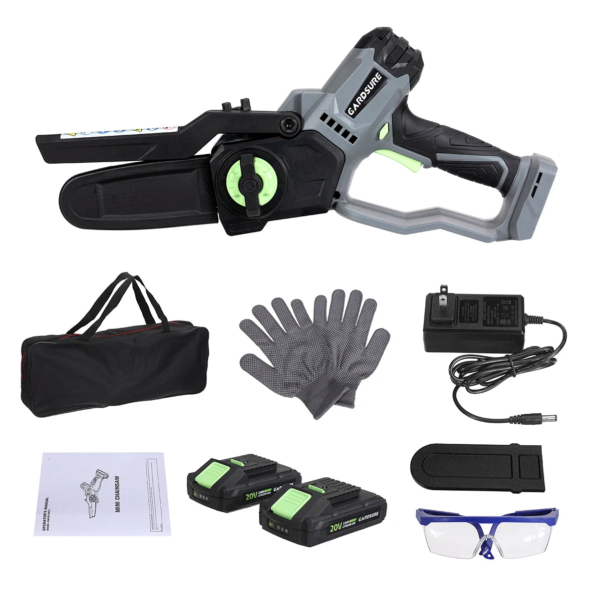 Cordless Mini Chainsaw Brushless Power Pruning Garden Tool