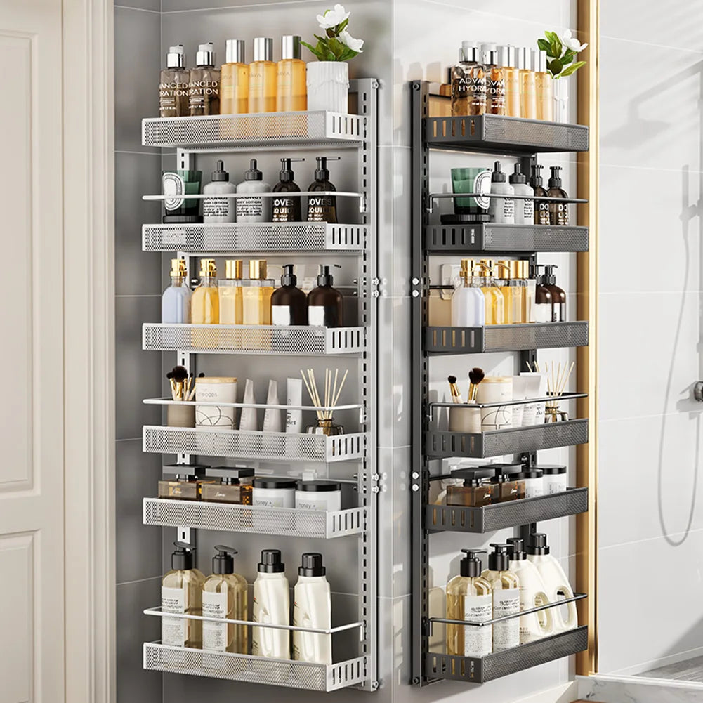 TWISTER.CK Over-The-Door Pantry Organizer 6-Tier Kitchen Bathroom Storage RackSystem