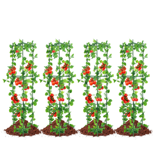 SucceBuy Tomato Cages Garden Trellis For Climbing Support