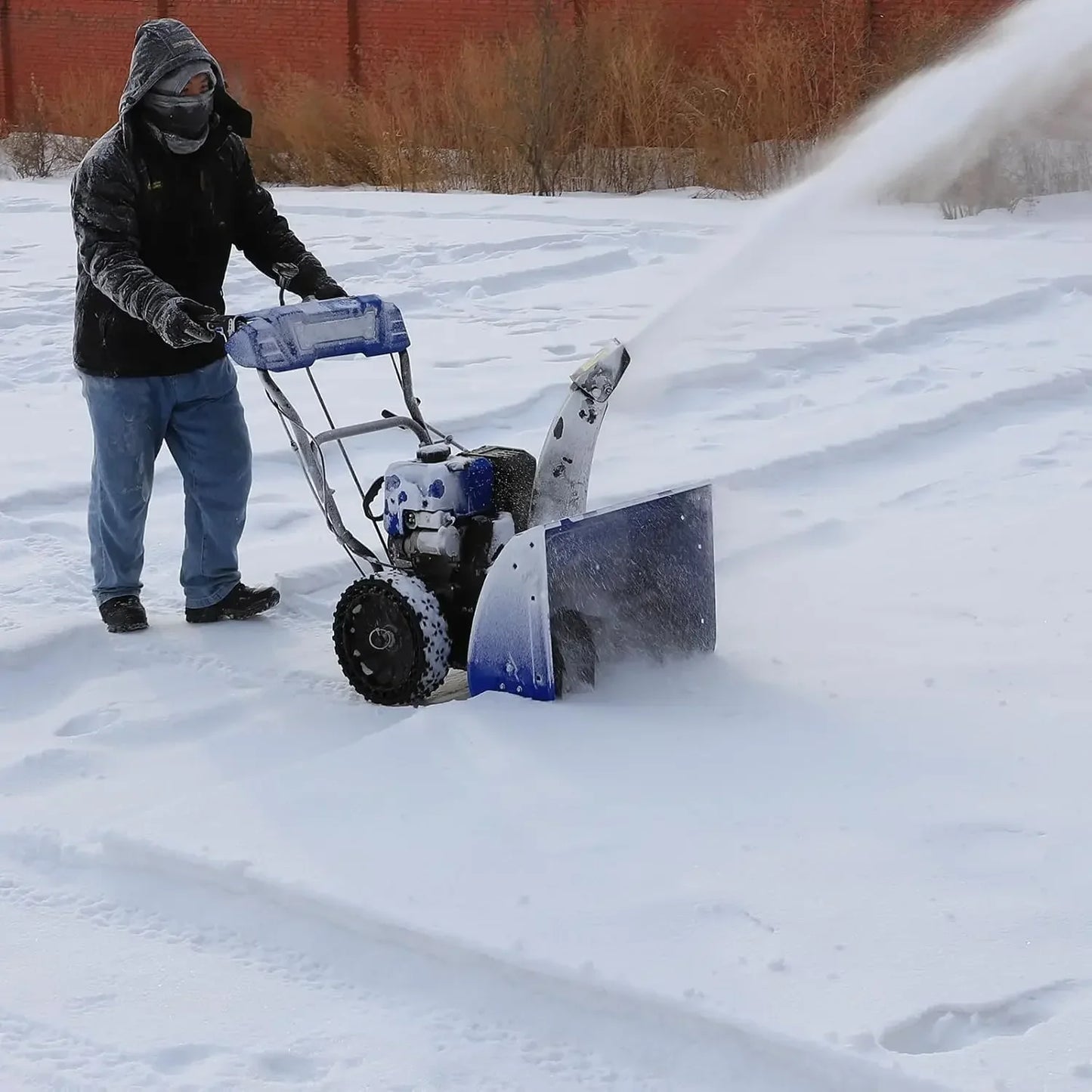 XMSJH Gas Snow Blower Two Stage With Electric Start