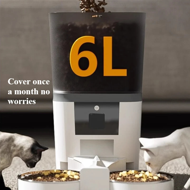 Hign-concerned Automatic Pet Feeder With Camera And WiFi