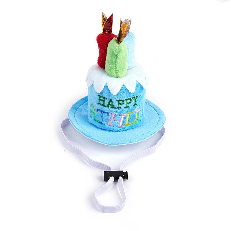 Fujian Cute Adjustable Pet Birthday Hat For Dogs Cats