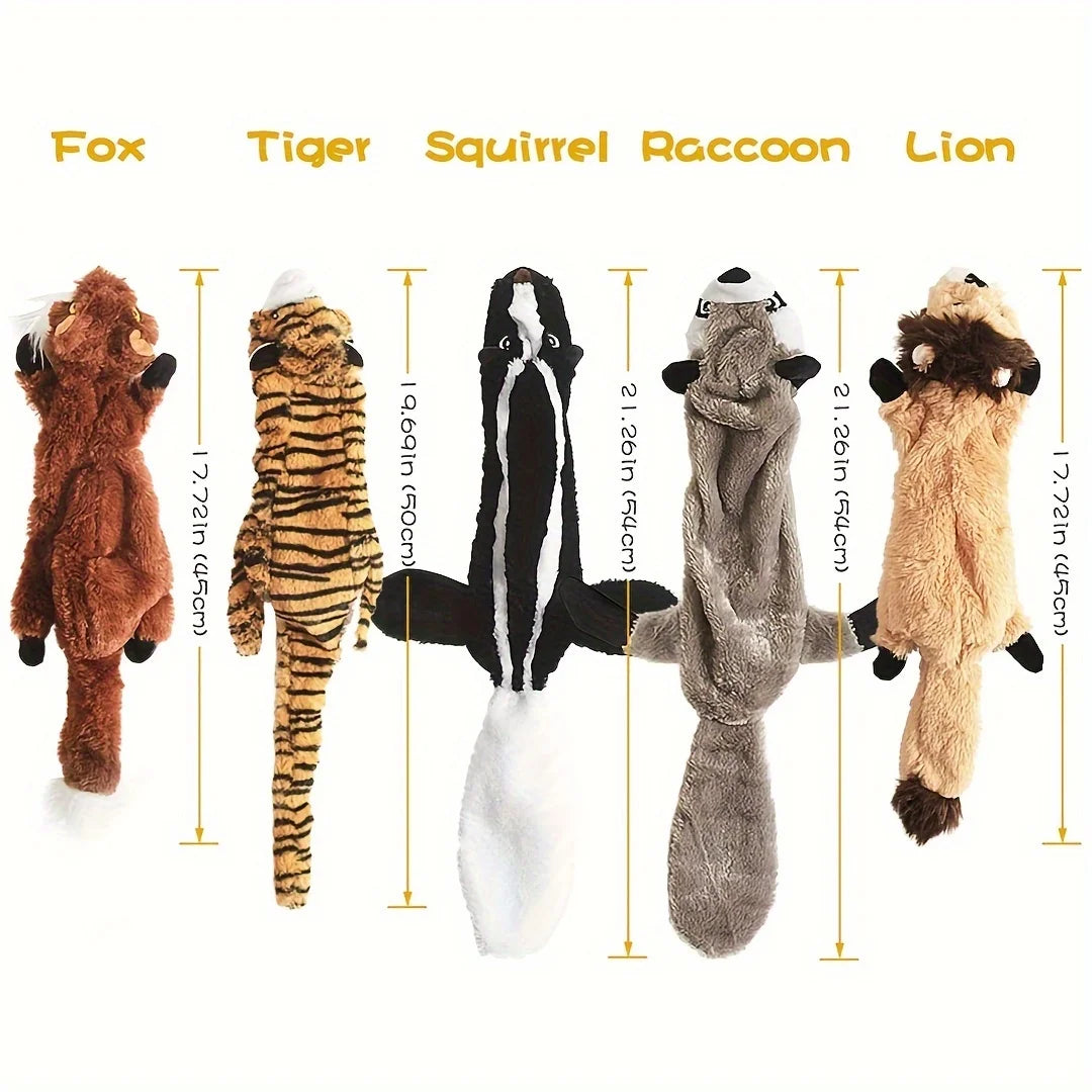 Hignconcerned Squeaky Plush Dog Toys For Active Dogs