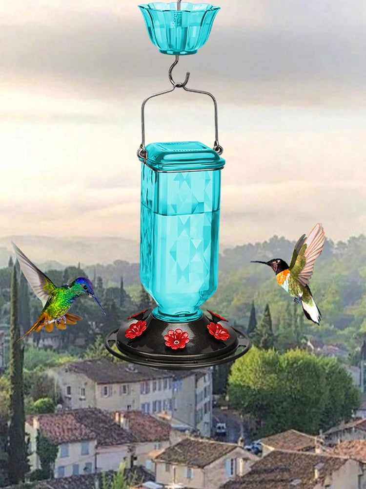 APWIKOGER Plastic Hummingbird Nectar Feeder With Bee Guard