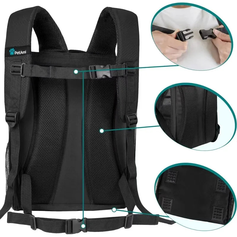 Airline Approved Pet Carrier Backpack For Dogs And Cats