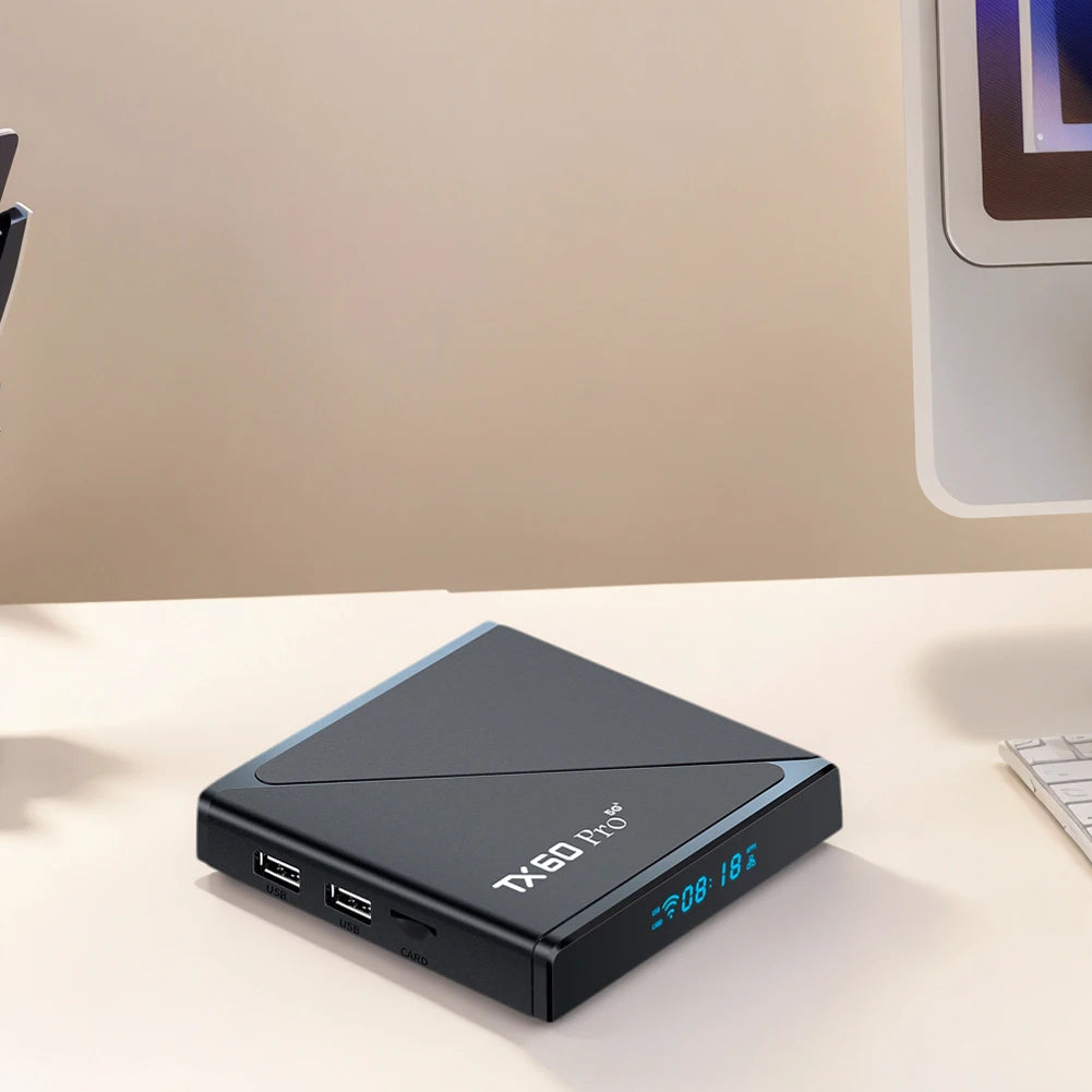 APWIKOGER Android TV Box Pro Dual WiFi Media Player