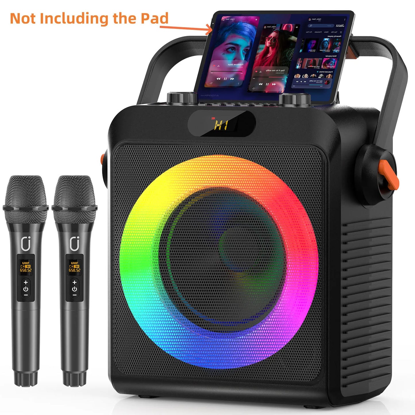 FanFun T19 Karaoke Machine With Wireless Microphones