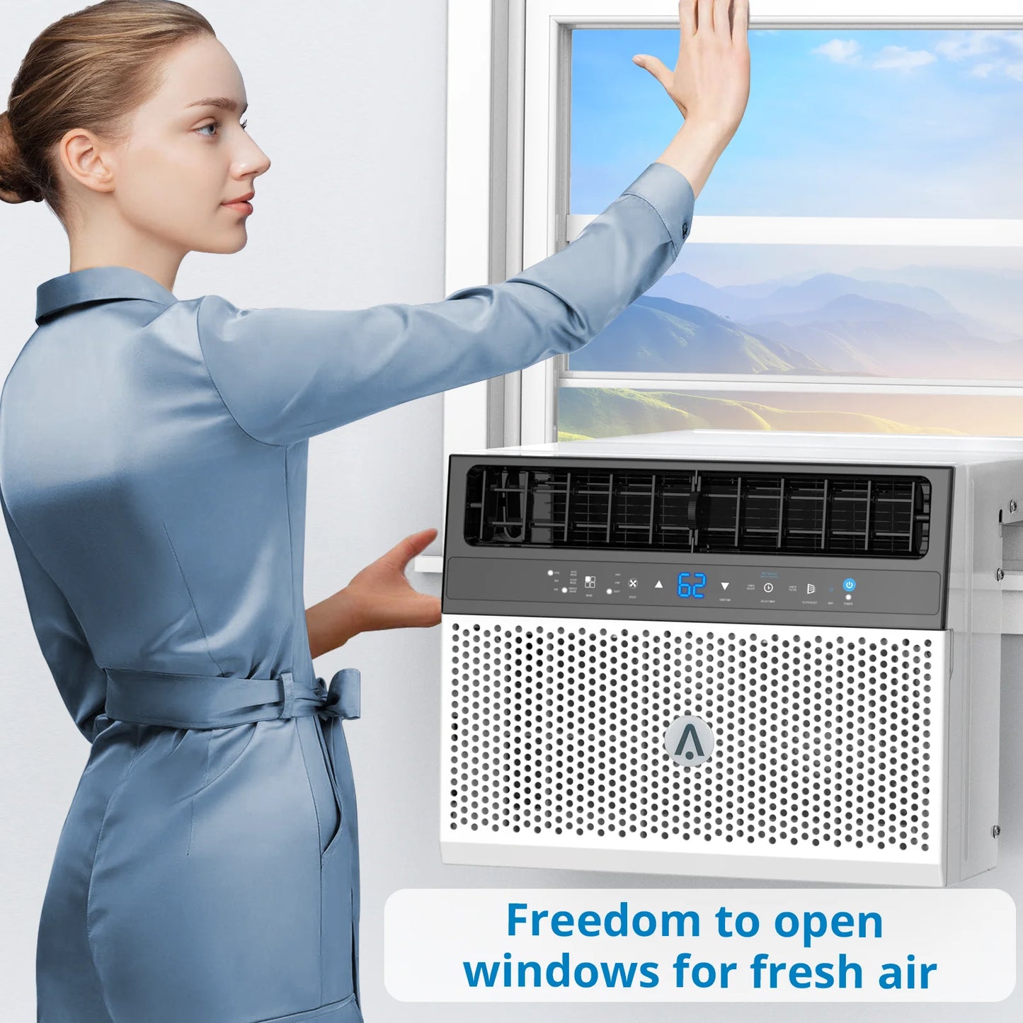 Acekool HighEfficiency Window Air Conditioner EnergySaving CoolingSystem ForMediumSpaces HomeUse