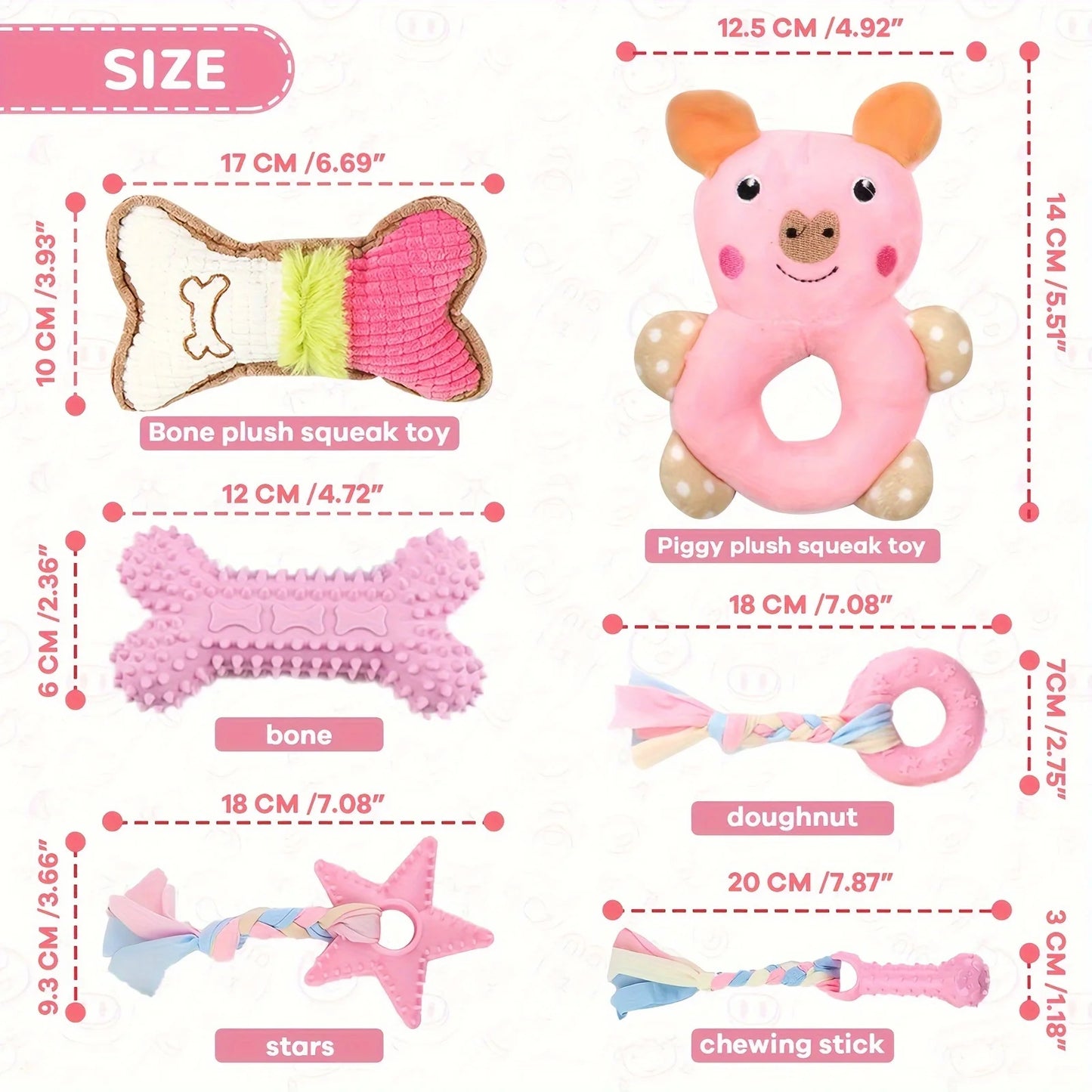 Hign-concerned Puppy Teething Toys for Small Dogs Chew Toys