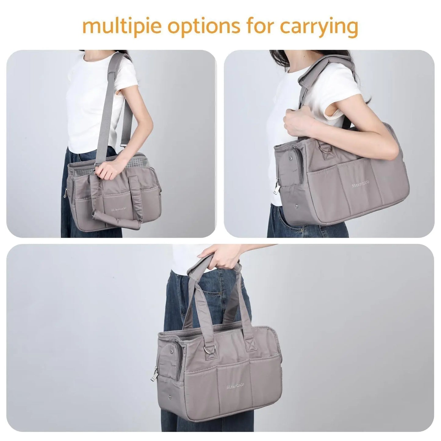 Breed Dog Purse Carrier Sling For Small Dogs And Cats Travel Walking Shopping Everyday Use