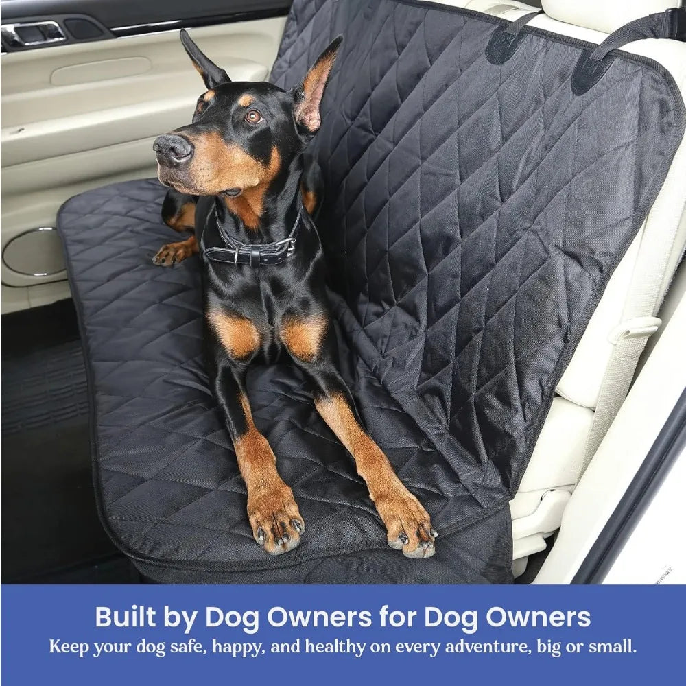 4Knines LLC Back Seat Pet Cover For Dogs Non Slip Waterproof
