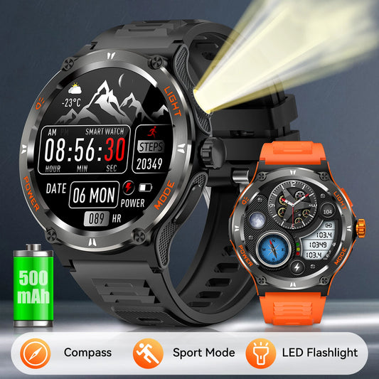 LaNikar KT76 Smart Watch 1.53 Inch Waterproof Compass