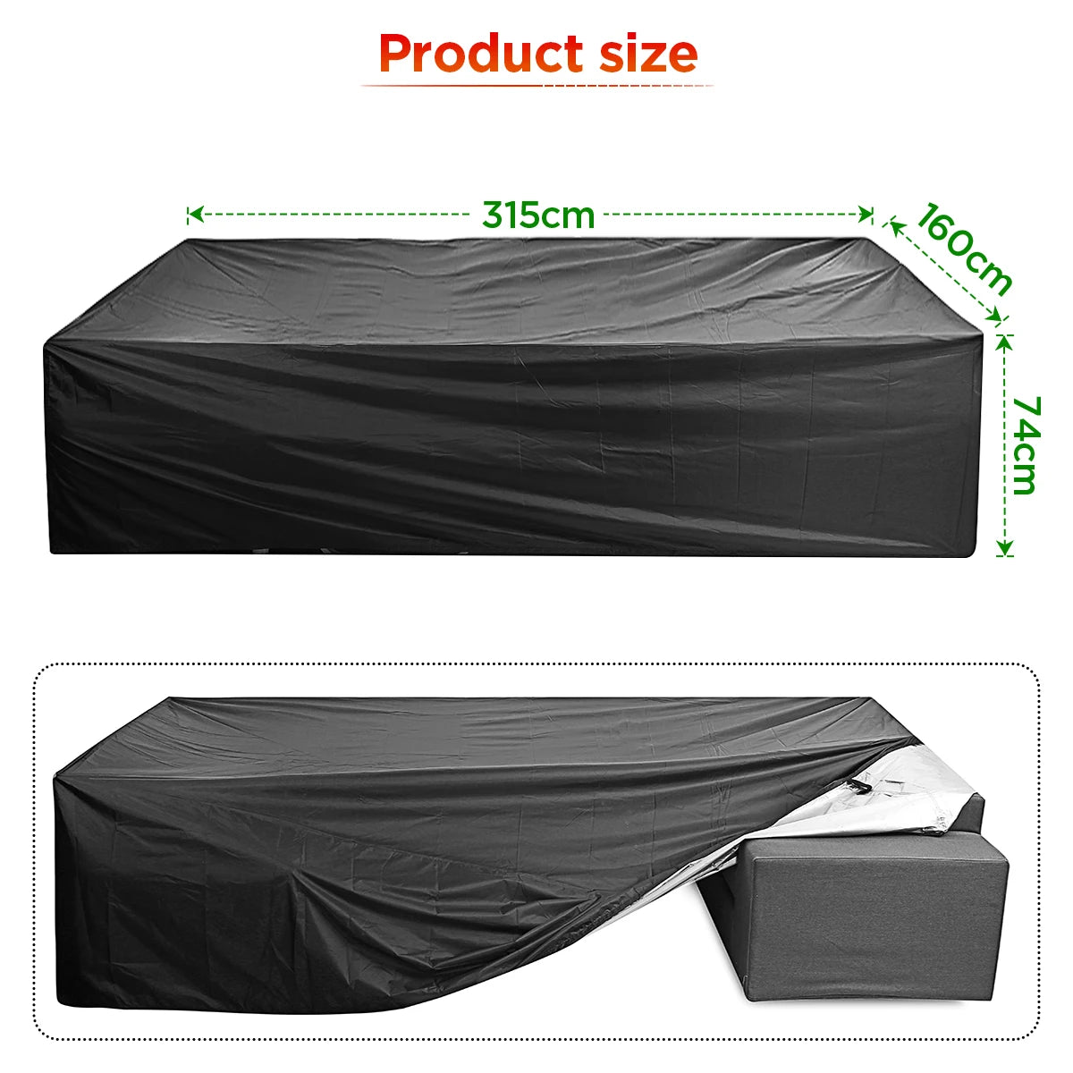 All Weather 210D Patio Cover For Tables And Chairs Outdoor