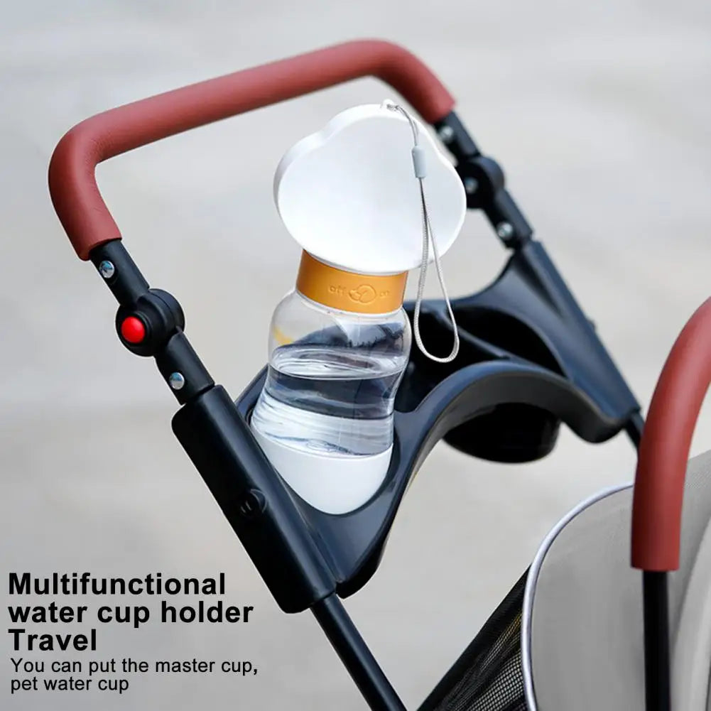 Breed Folding Dog Stroller Four Wheel Travel Carrier