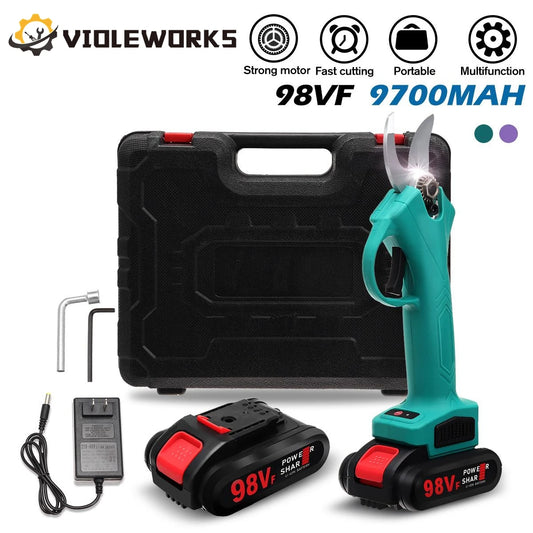Violeworks Cordless Electric Pruning Shears For Trees