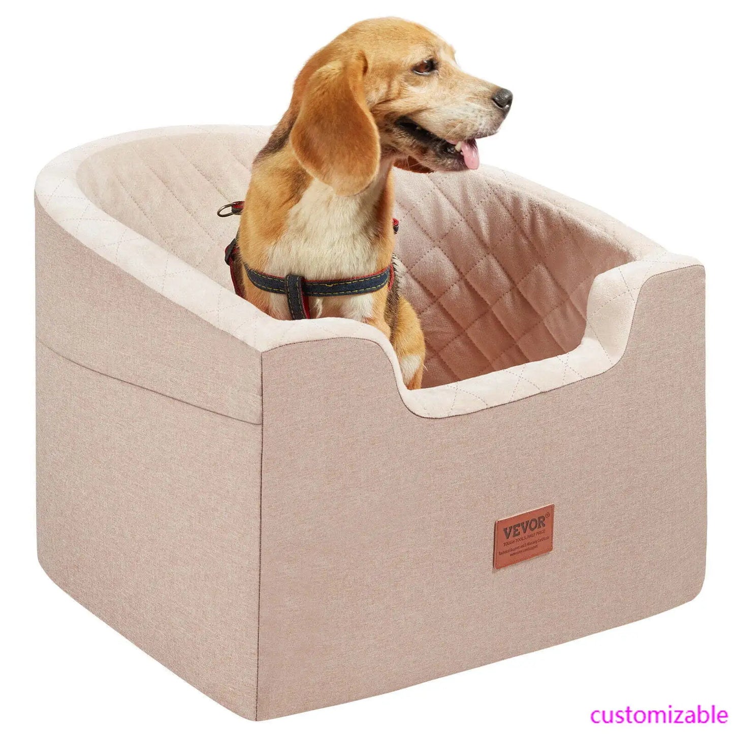 XMSJH Dog Booster Vehicle Seat With Enclosure For Pets