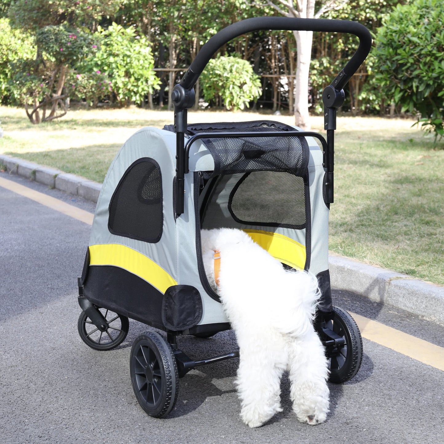 Portable Dog Stroller Jogger Wagon Foldable Pet Cart