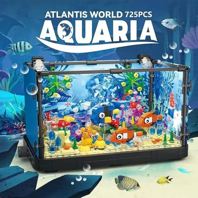 TOYLINX DIY Fish Tank Block Set for Adults Aquarium