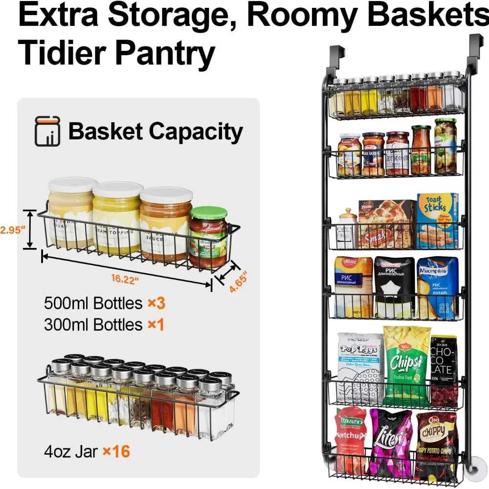 Choice Over The Door HeavyDuty WallMountedStorageRack Organizer Kitchen Solutions