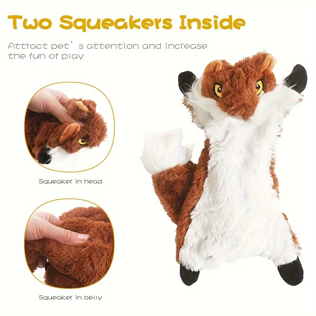 Hignconcerned Squeaky Plush Dog Toys For Active Dogs