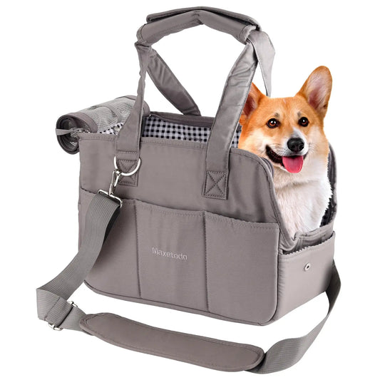 Breed Dog Purse Carrier Sling For Small Dogs And Cats Travel Walking Shopping Everyday Use