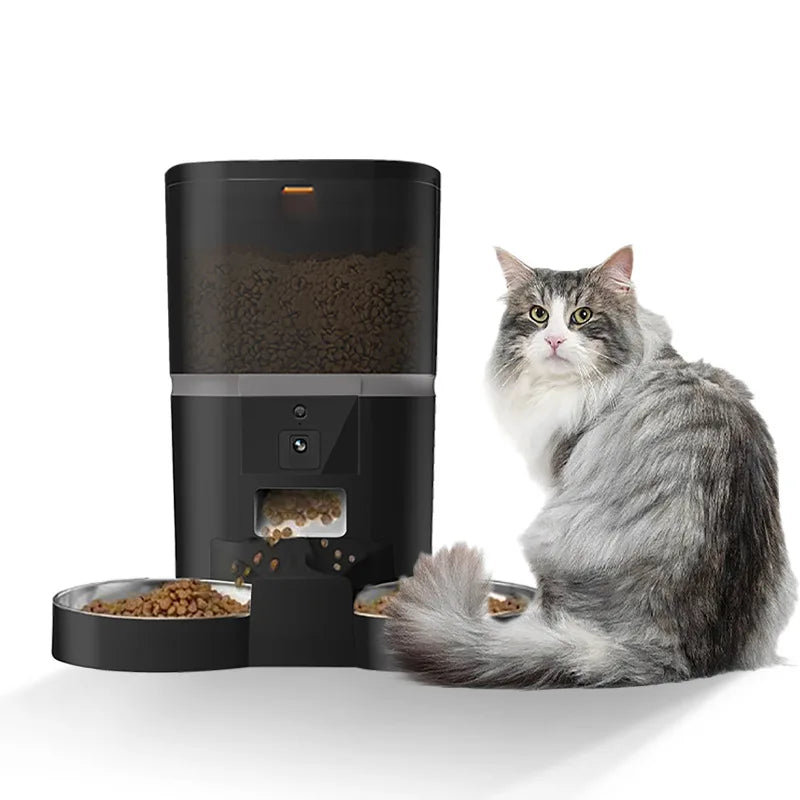 Hign-concerned Automatic Pet Feeder With Camera And WiFi