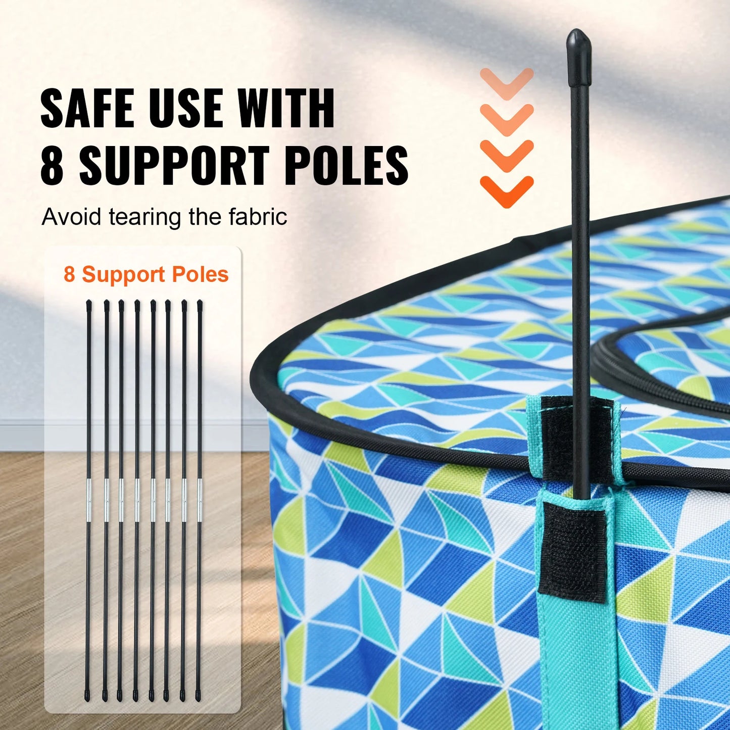 SucceBuy Portable Foldable Pet Playpen Tent Kennel Travel