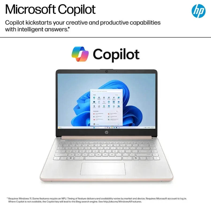 HP 14 Inch Laptop Intel N150 16GB RAM 384GB SSD Windows11