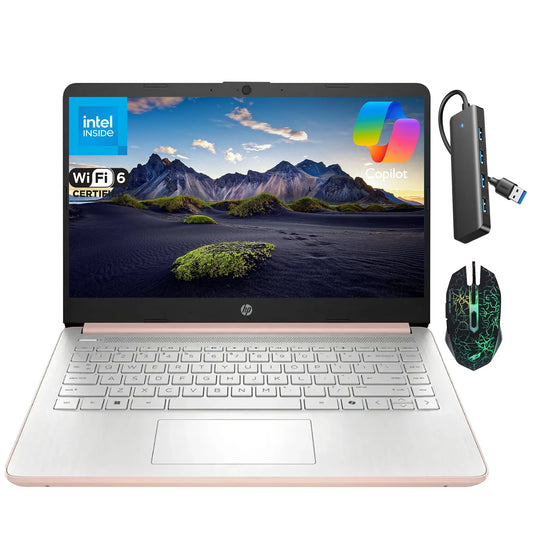 HP 14 Inch Laptop Intel N150 16GB RAM 384GB SSD Windows11