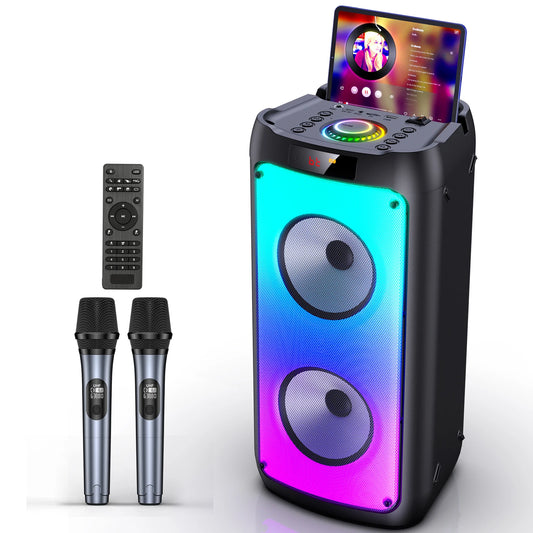 FanFun Wireless Karaoke Speaker With Bluetooth And Mics