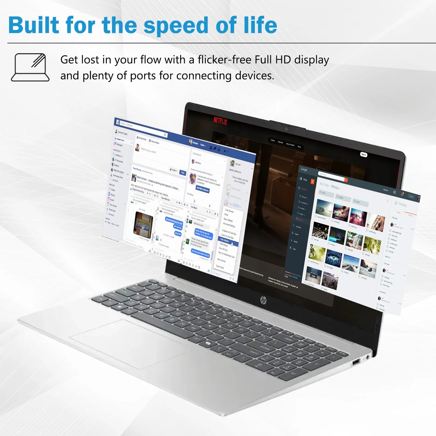 HP 15.6 Touchscreen Laptop Intel Core I3 64GB 4TB SSD