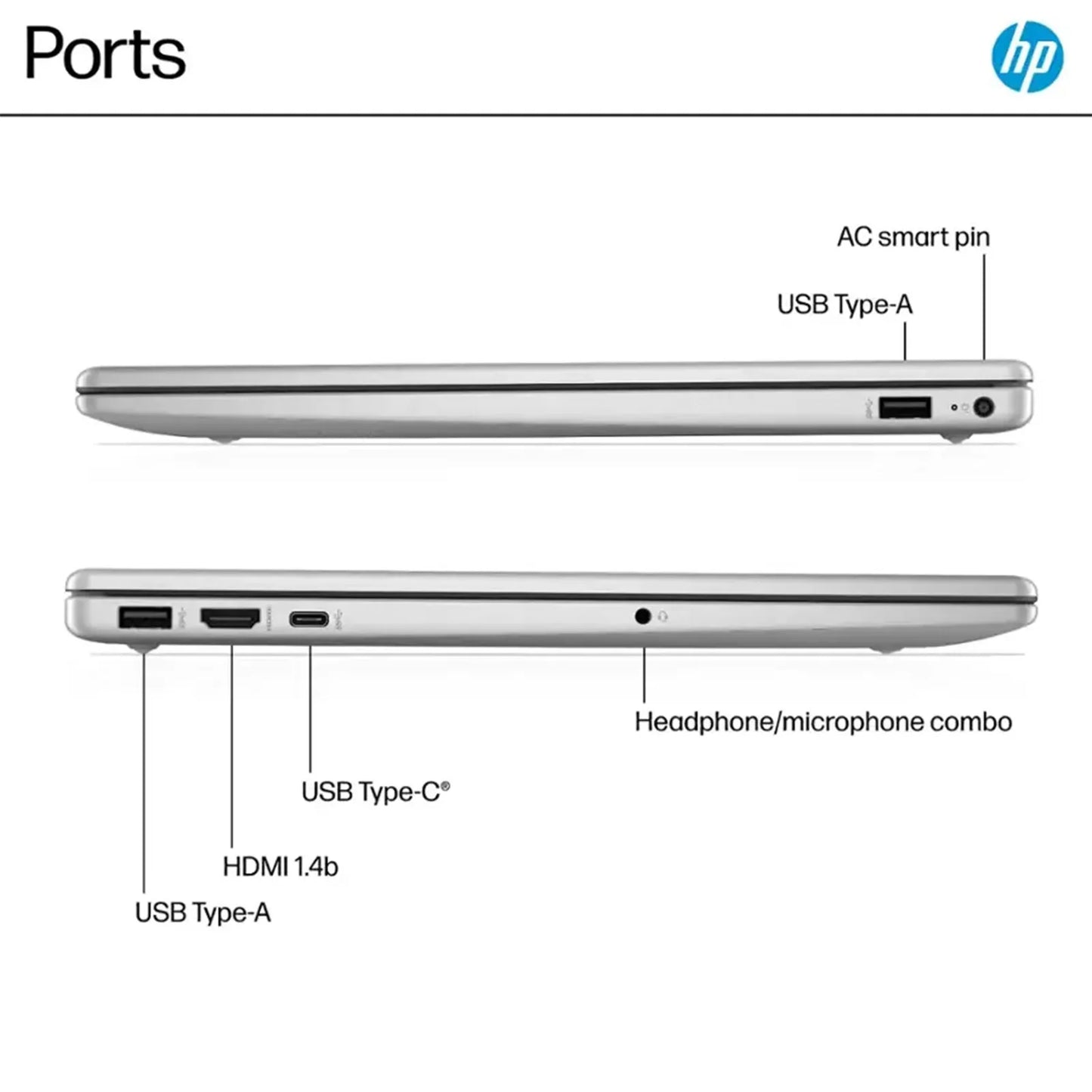 HP 15.6 Touchscreen Laptop Intel Core I3 64GB 4TB SSD