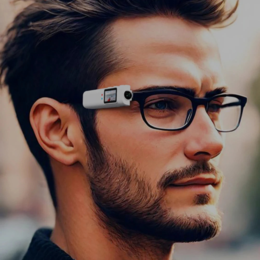 APWIKOGER 2.7K HD Glasses Camera WiFi Eyewear Action Cam