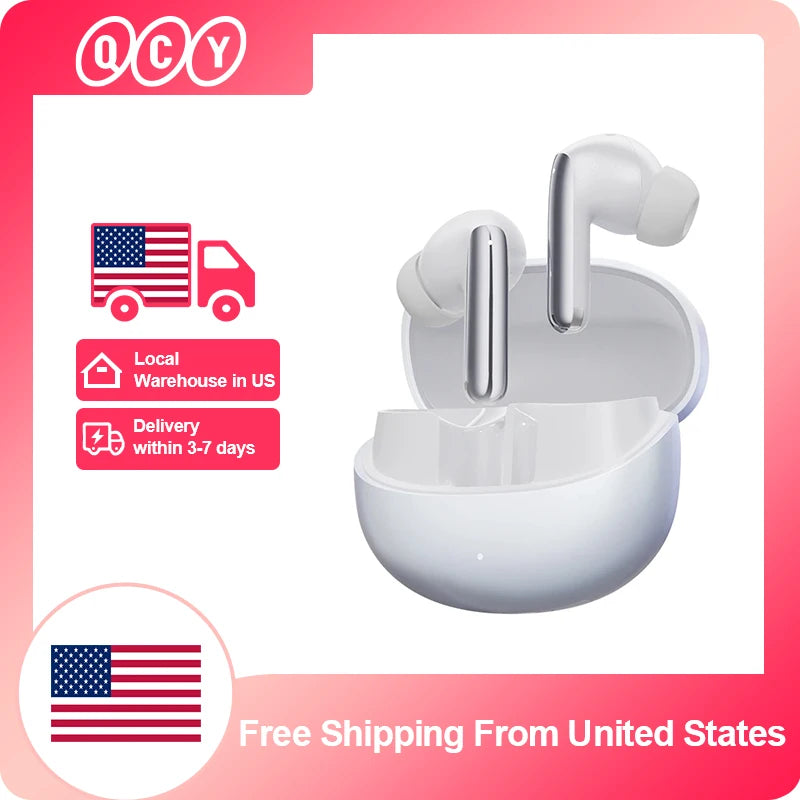 QCY MeloBuds Pro 46dB ANC Hi Res LDAC Bluetooth 5.3
