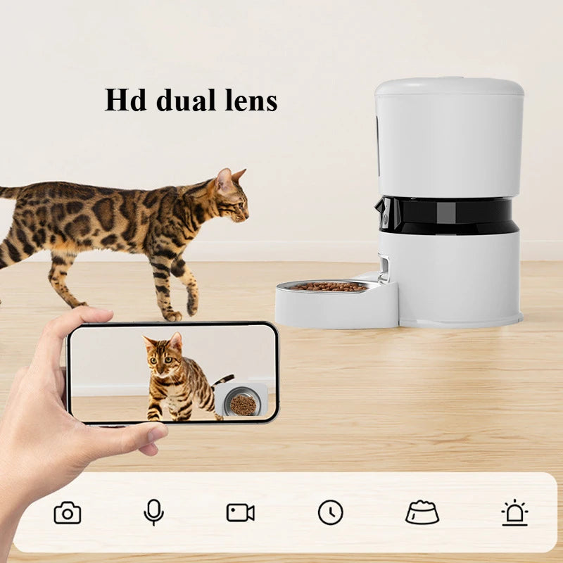 Hign Concerned WiFi Enabled Pet Feeder With Camera