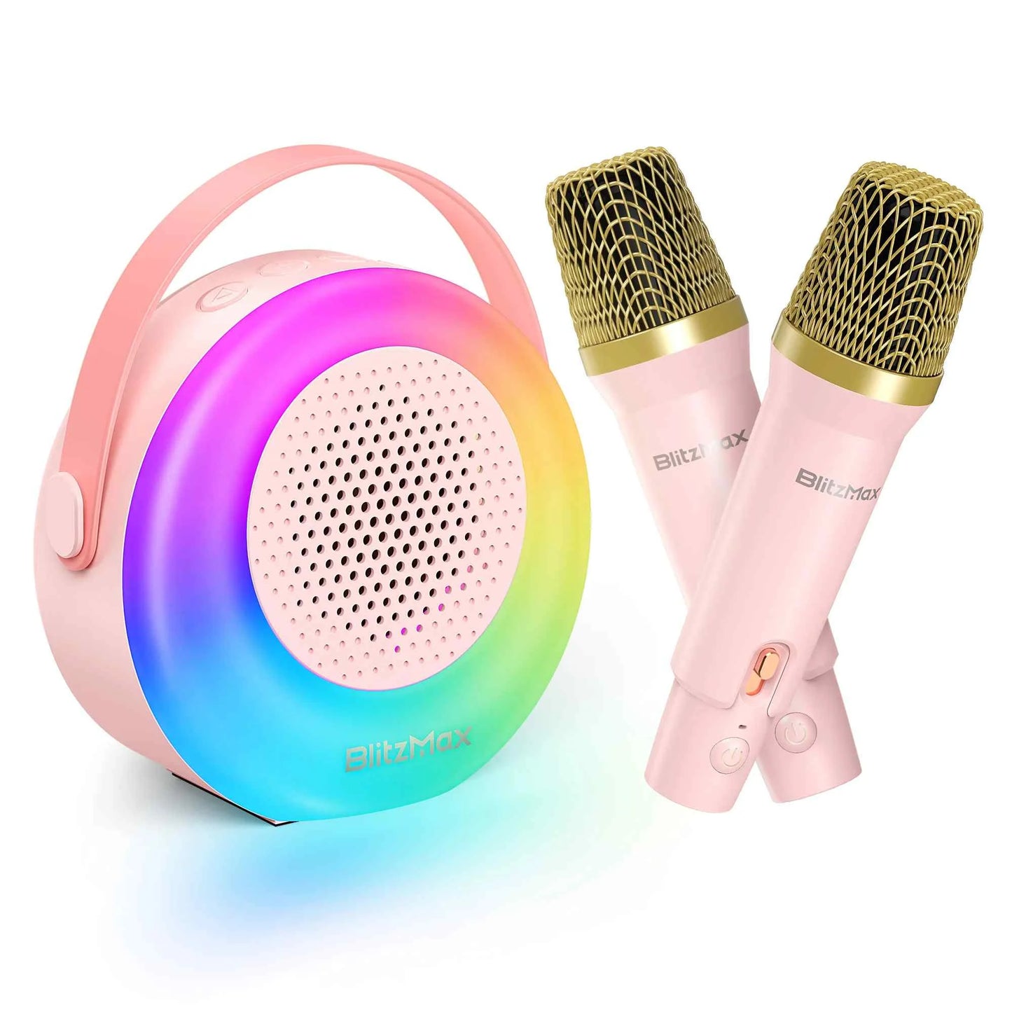 ELEGIANT BM K10 Karaoke Machine Portable Bluetooth 2 Mics