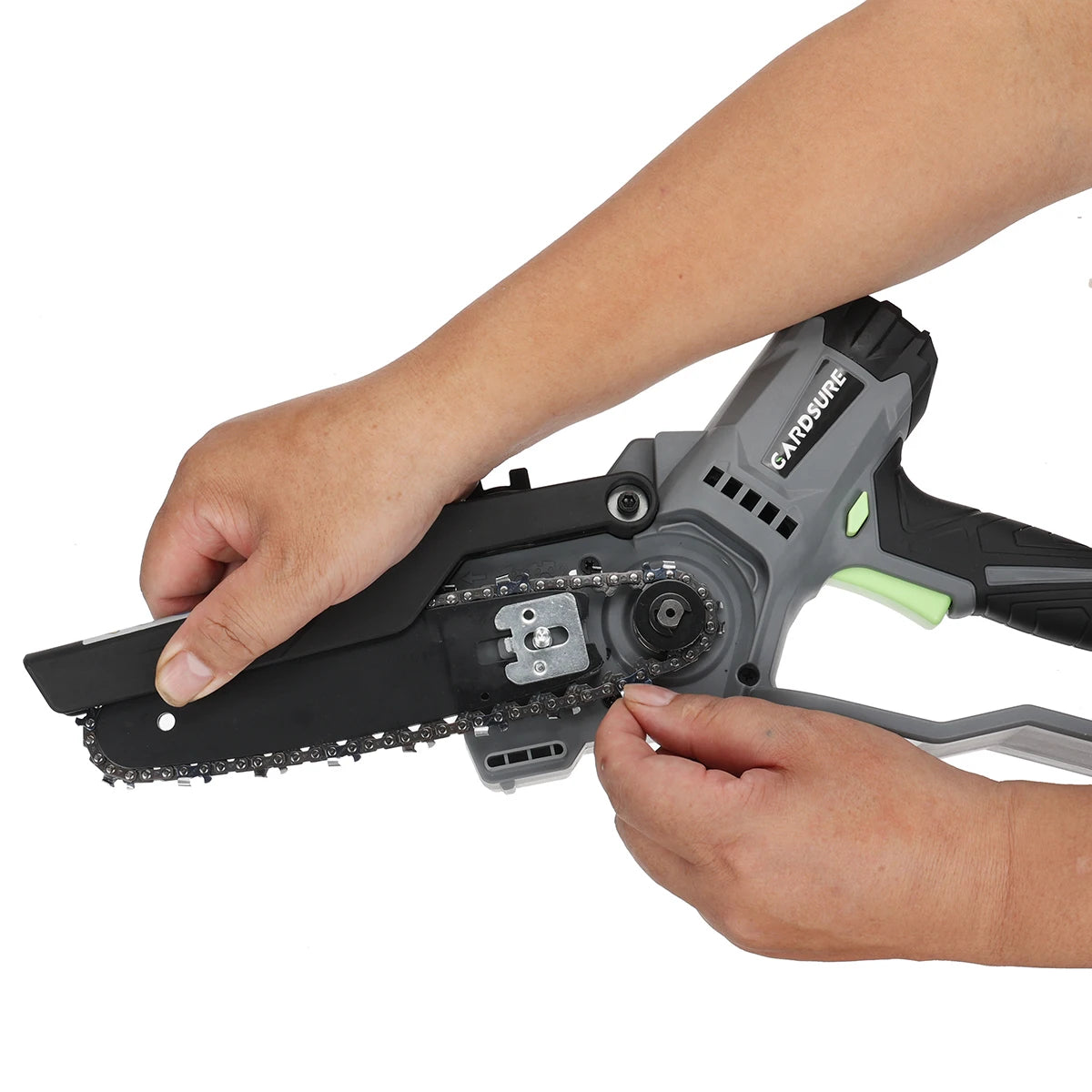 Cordless Mini Chainsaw Brushless Power Pruning Garden Tool