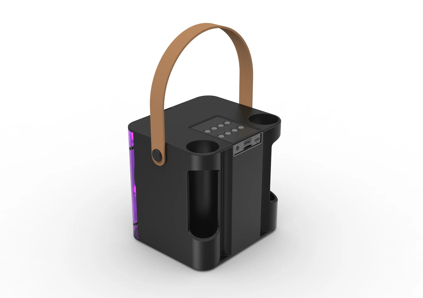 COLSUR Karaoke Bluetooth Speaker With RGB Rhythm Lights