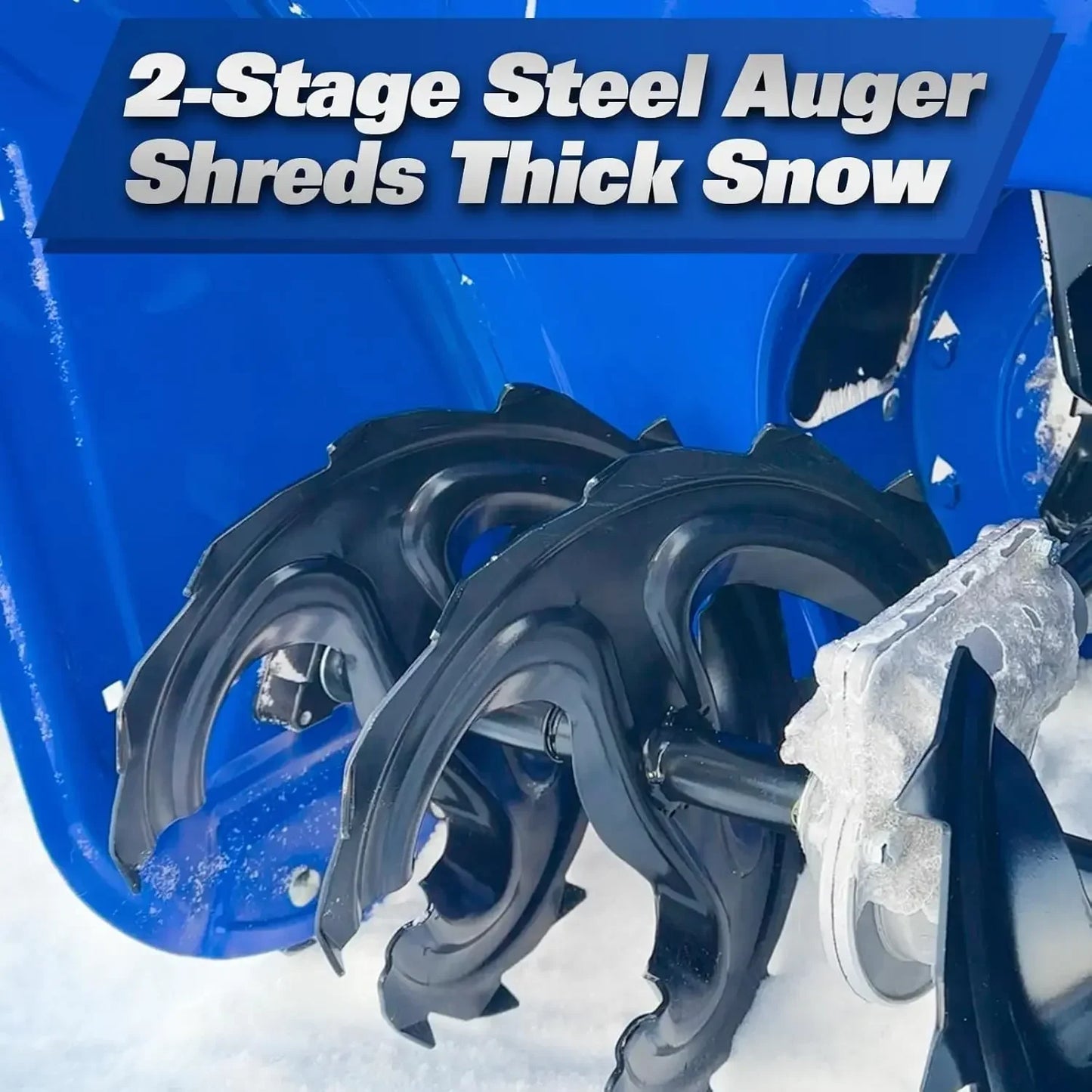 XMSJH Gas Snow Blower Two Stage With Electric Start