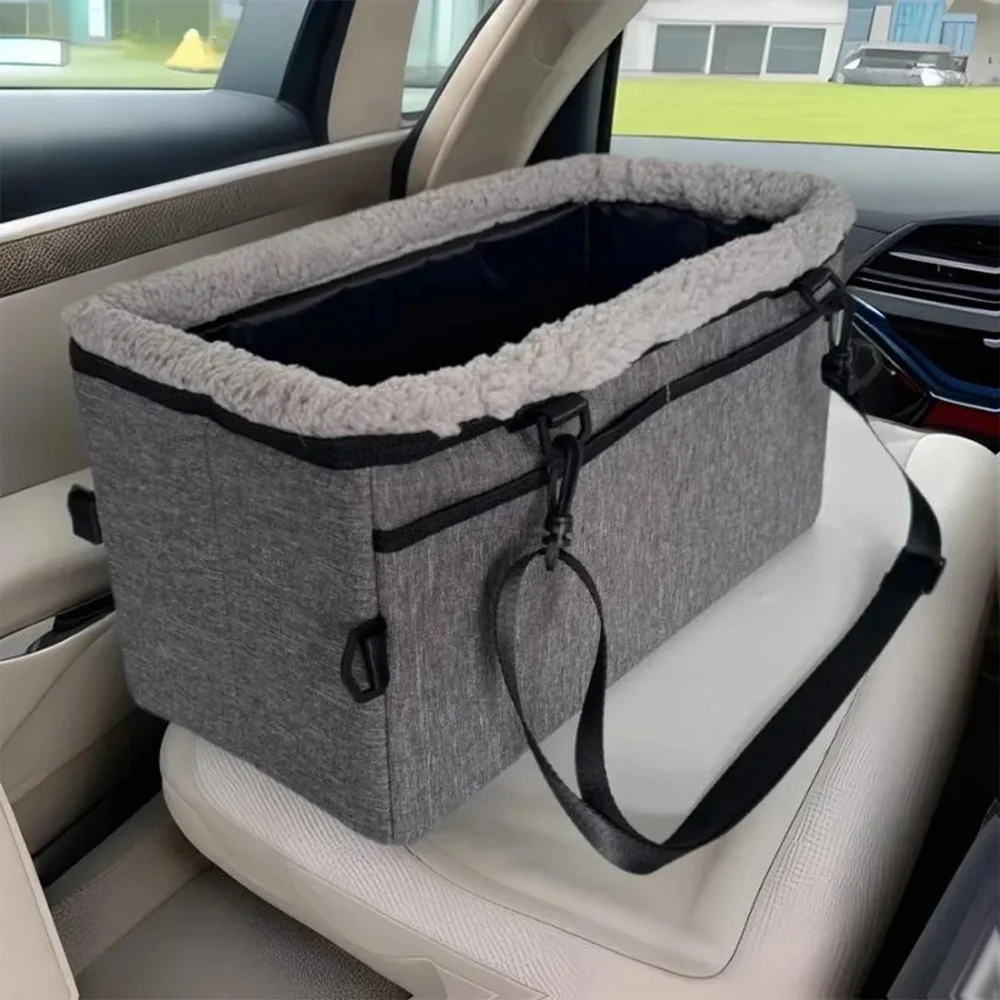 Breathable Nylon Outdoor Dog Car Kennel Carrier Bag Lightweight Front Seat Travel
