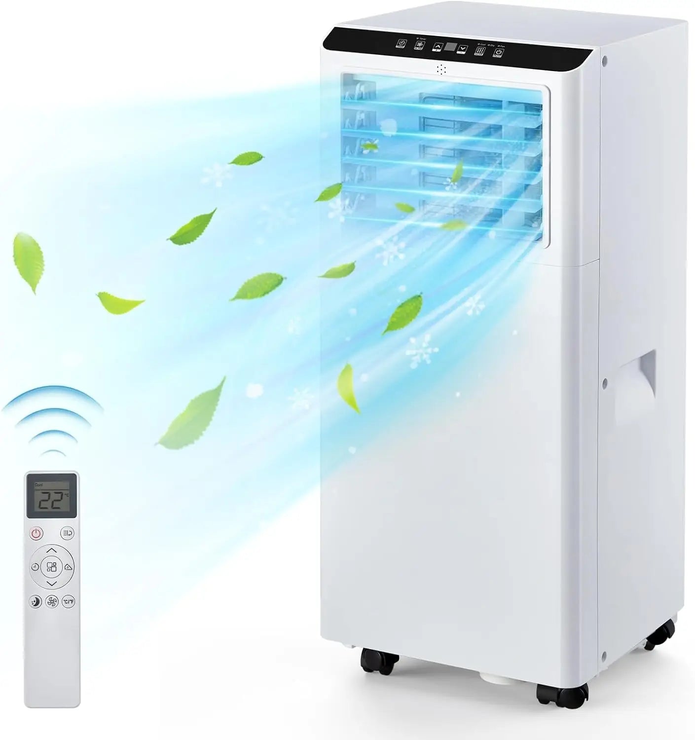 Acekool8000BTUPortableAirConditionerWithRemoteControl24HourTimerLowNoiseDehumidifier3In1