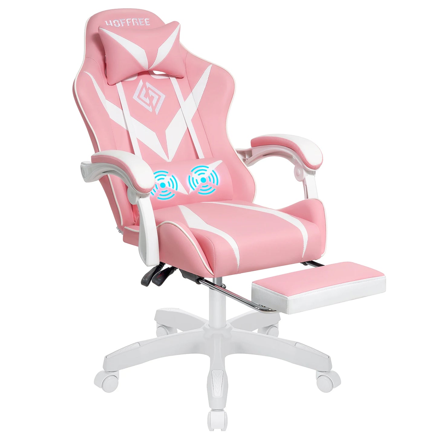Hommpa Massage Gaming Chair for Kids With Lumbar Support