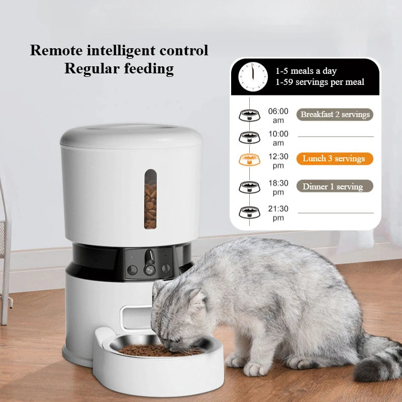 Hign Concerned WiFi Enabled Pet Feeder With Camera