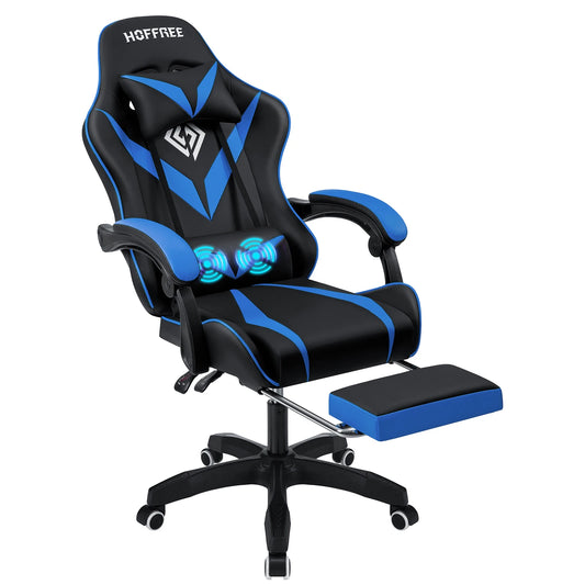 Hommpa Massage Gaming Chair for Kids With Lumbar Support