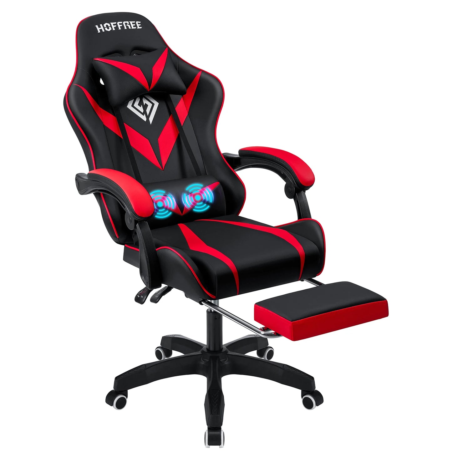 Hommpa Massage Gaming Chair for Kids With Lumbar Support