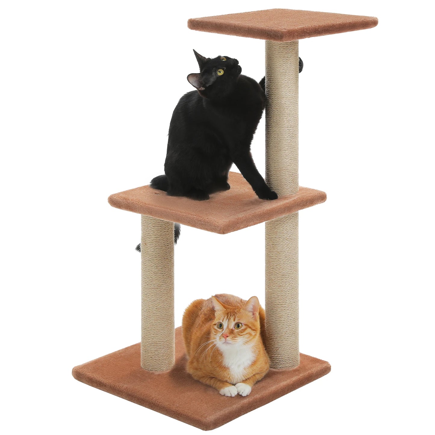 PAWZ Road Cat Tree Indoor Cats Three Tier Activity Tower
