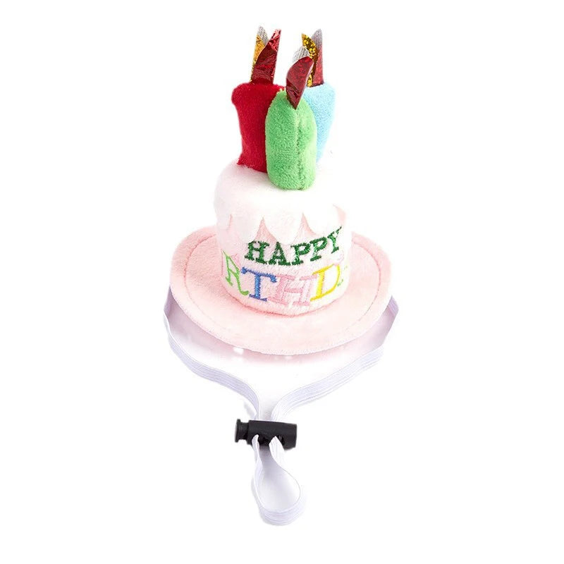 Fujian Cute Adjustable Pet Birthday Hat For Dogs Cats