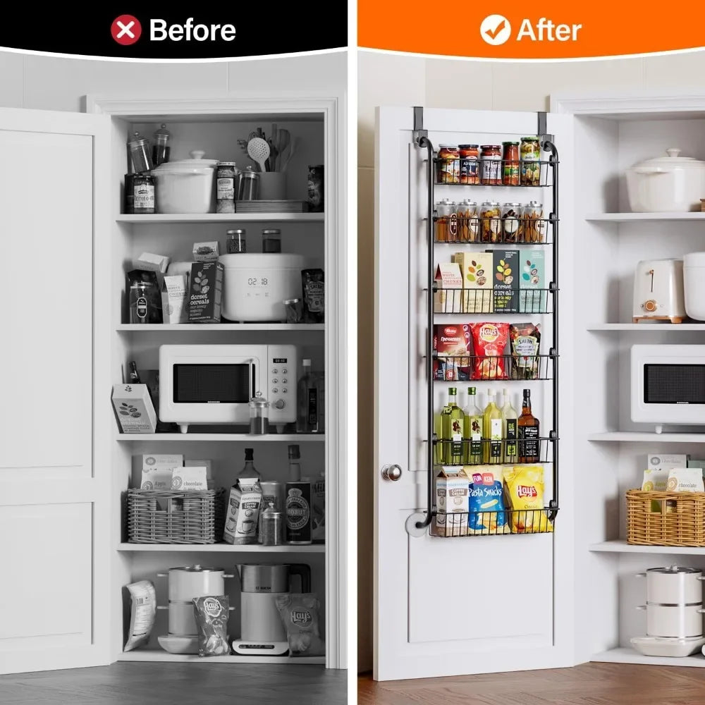 Choice Over The Door HeavyDuty WallMountedStorageRack Organizer Kitchen Solutions